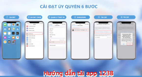 Hướng dẫn tải app 123B